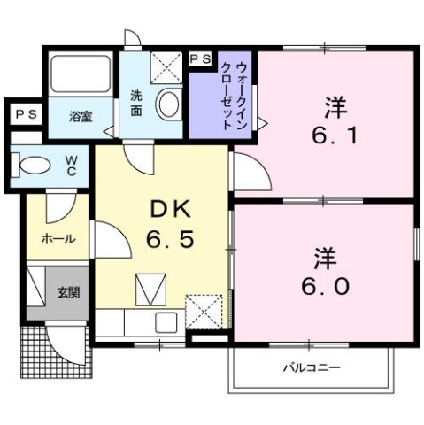 1階の間取り図