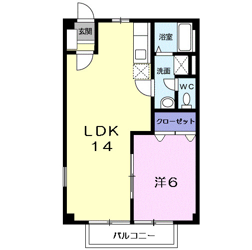 2階の間取り図