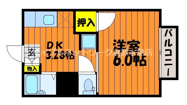 2階の間取り図