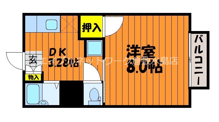 1階の間取り図