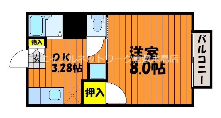 2階の間取り図