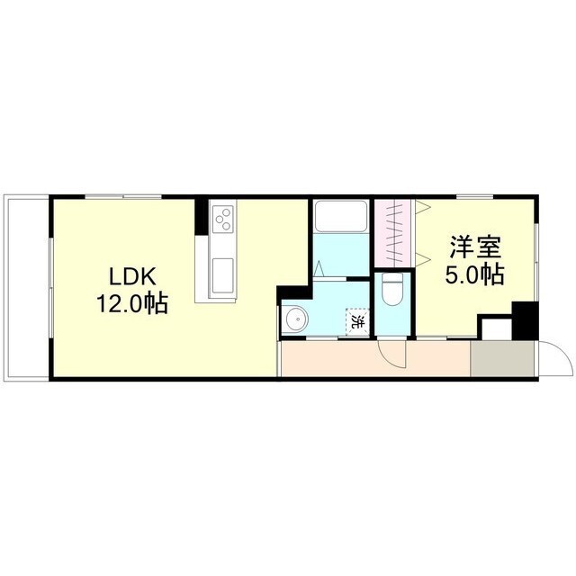 1階の間取り図