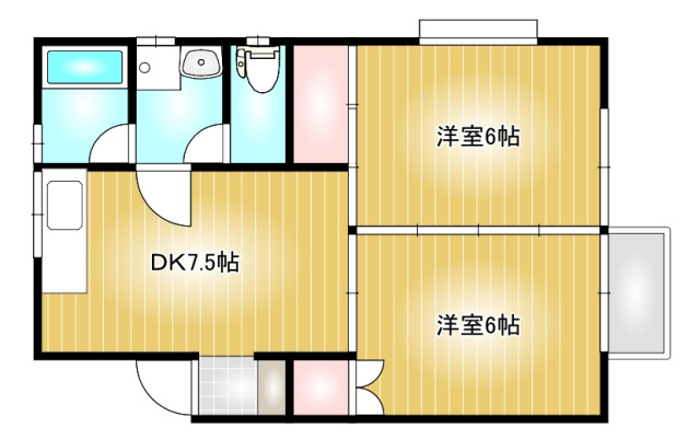 1階の間取り図