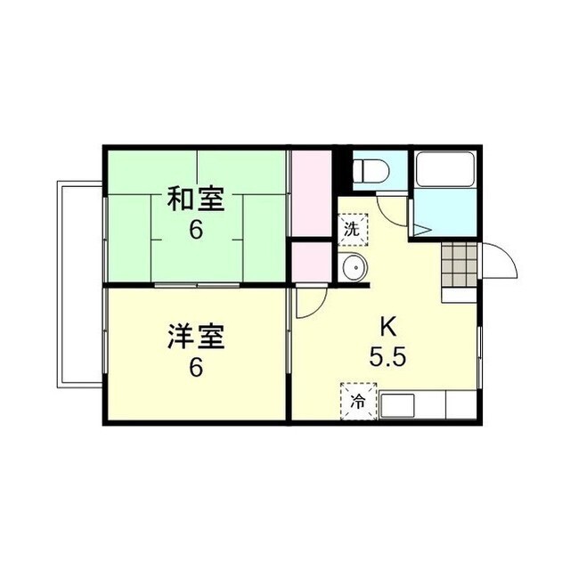 1階の間取り図