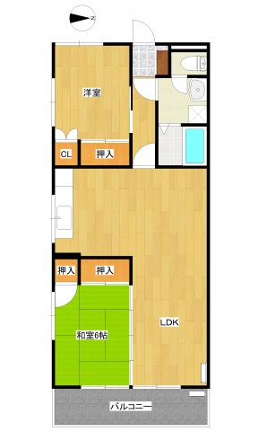 3階の間取り図