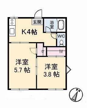 1階の間取り図