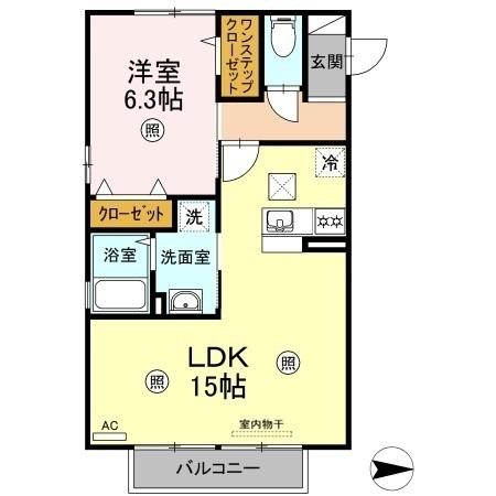 1階の間取り図