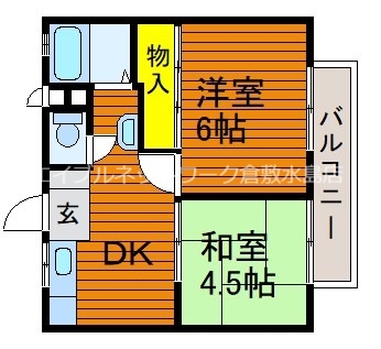 2階の間取り図