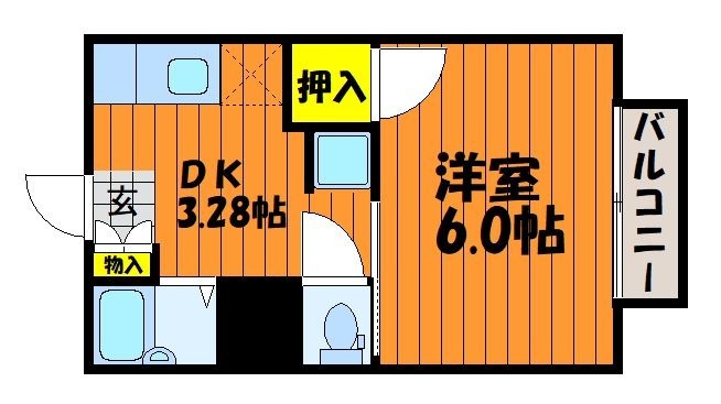 2階の間取り図