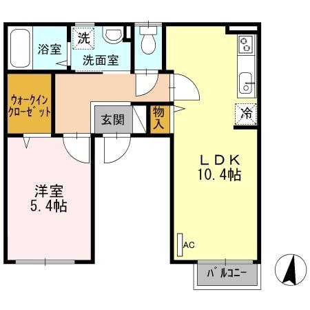 1階の間取り図