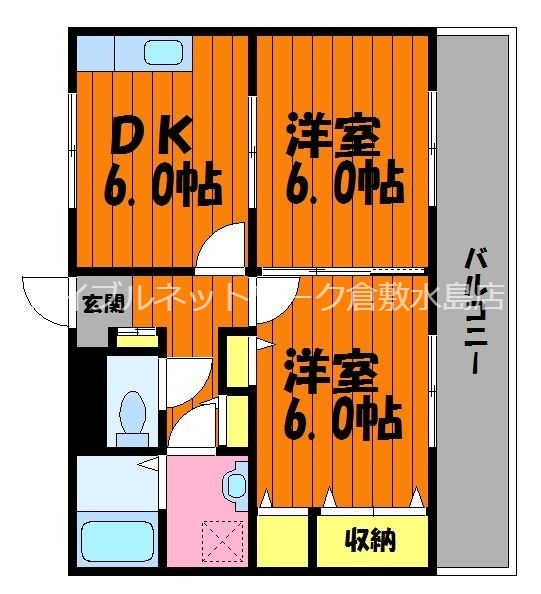 3階の間取り図