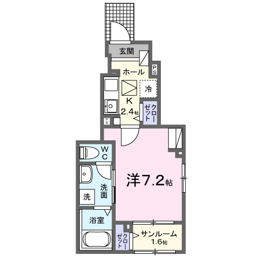 1階の間取り図
