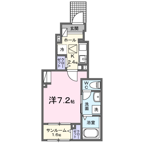 1階の間取り図
