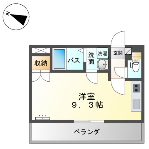 1階の間取り図