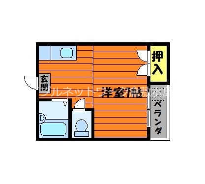 2階の間取り図
