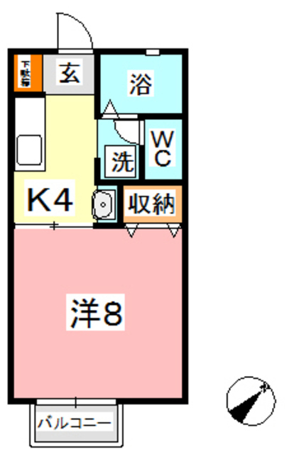 1階の間取り図