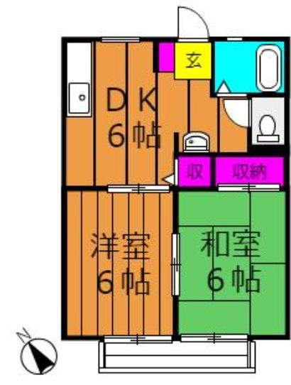 1階の間取り図