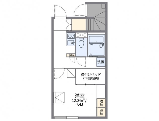 1階の間取り図