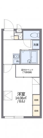 2階の間取り図