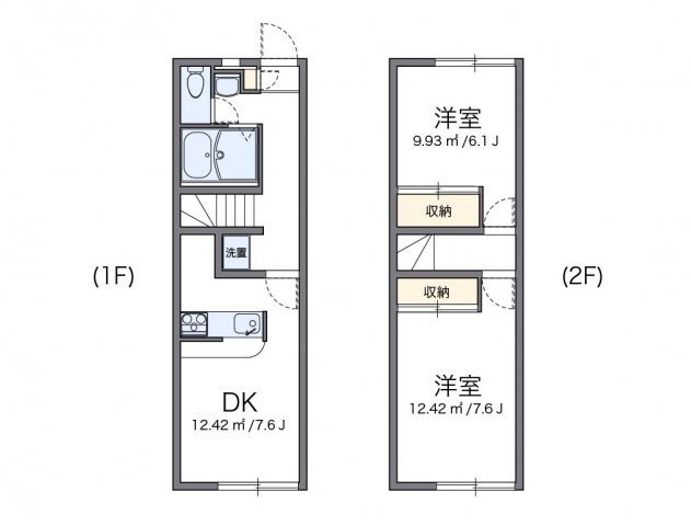 1階の間取り図