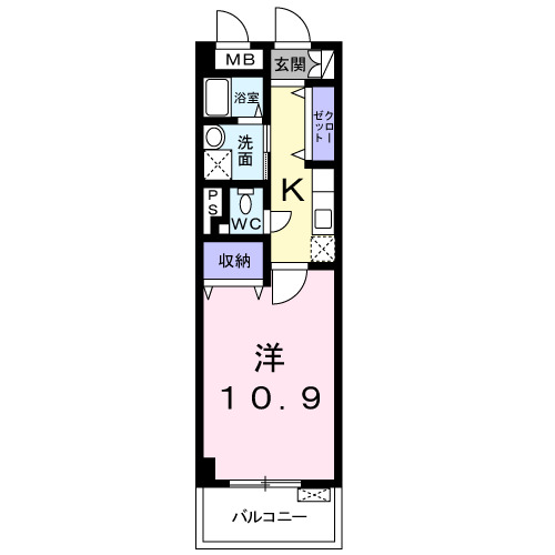 3階の間取り図
