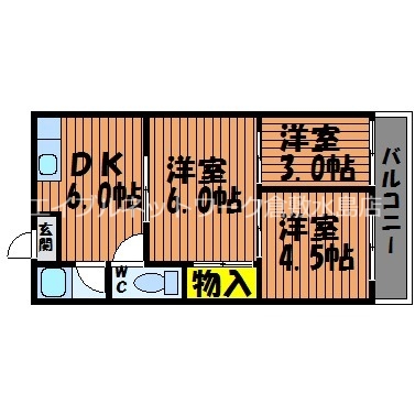 1階の間取り図