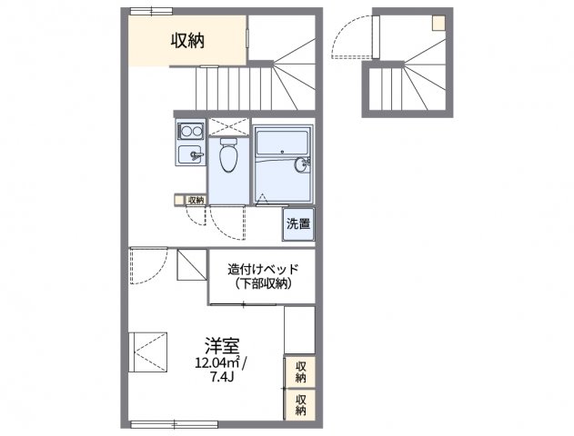 2階の間取り図