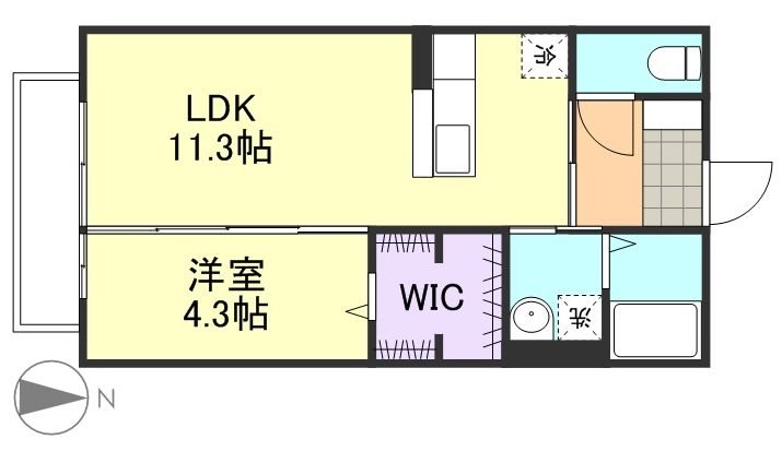 1階の間取り図
