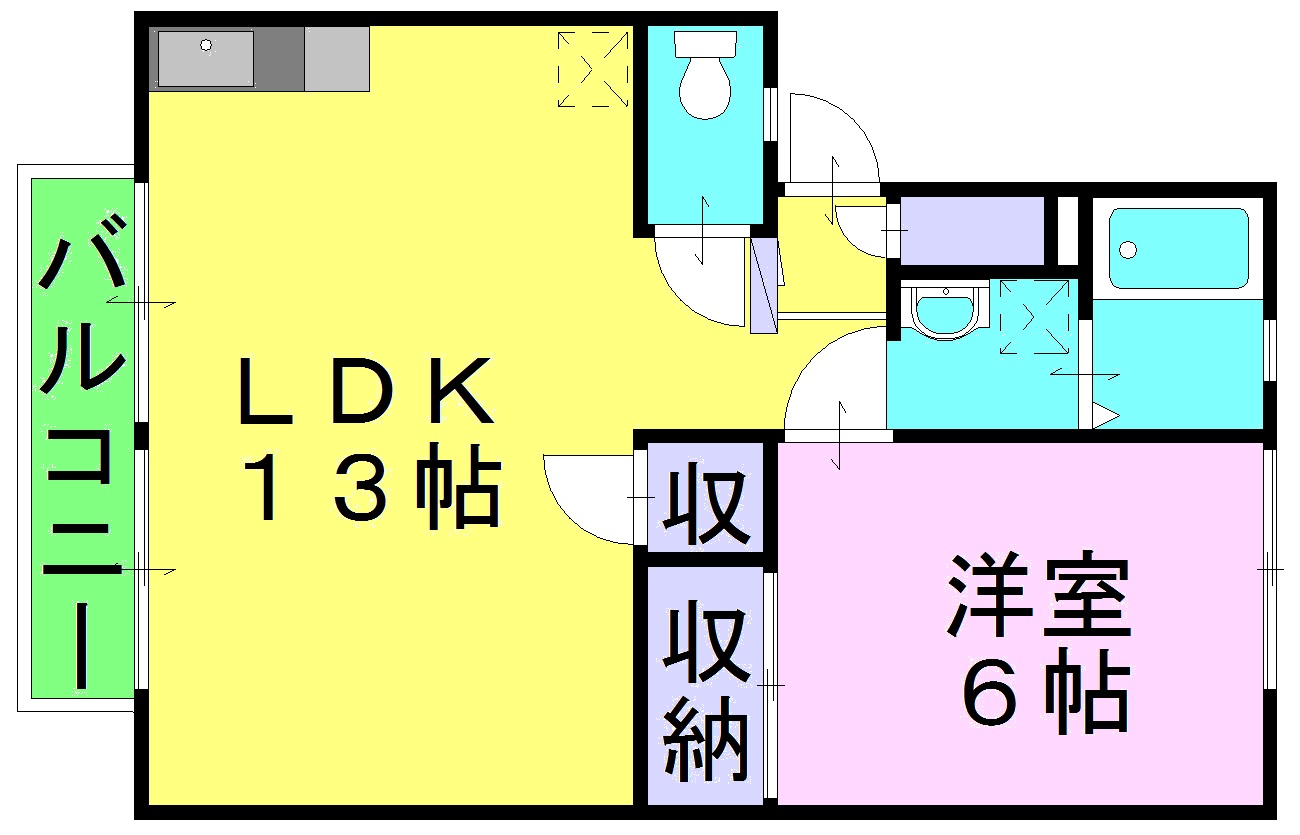 1階の間取り図