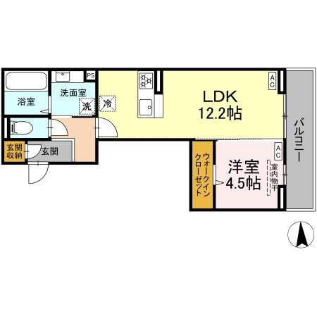 2階の間取り図