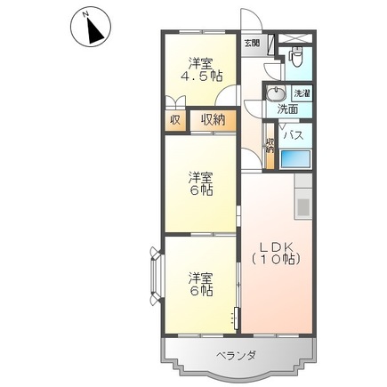 1階の間取り図