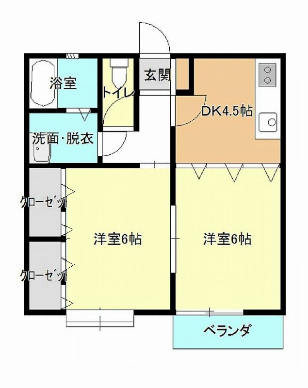 1階の間取り図