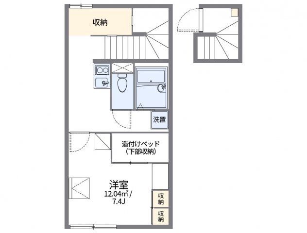 2階の間取り図