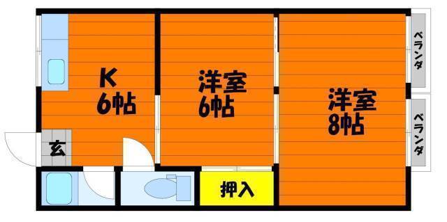 2階の間取り図