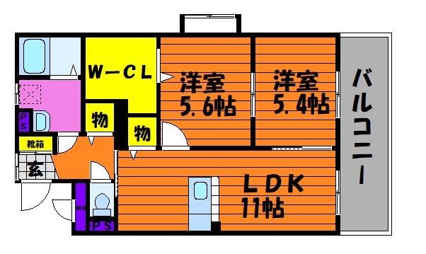 3階の間取り図
