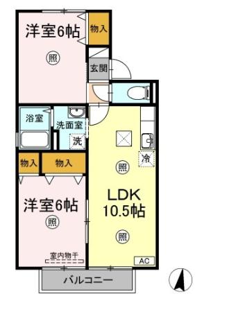 1階の間取り図