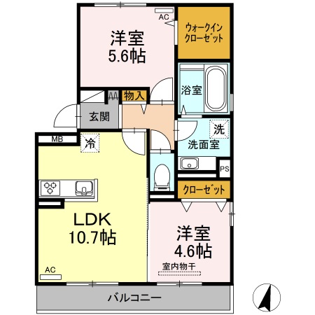 1階の間取り図