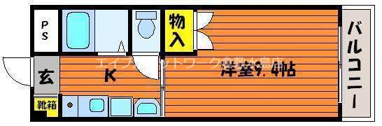 2階の間取り図