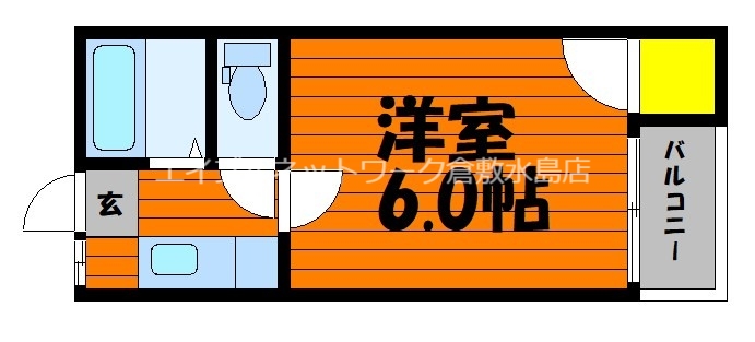 2階の間取り図