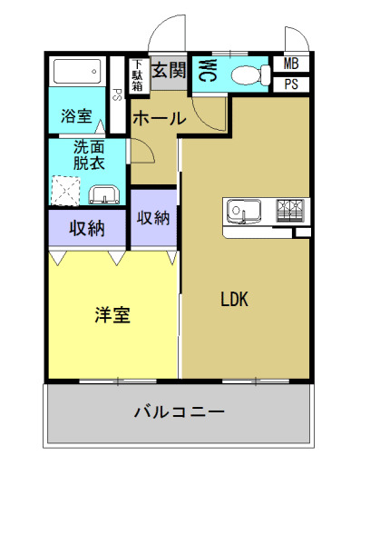 2階の間取り図