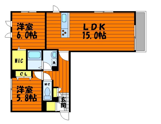 3階の間取り図