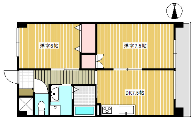 1階の間取り図