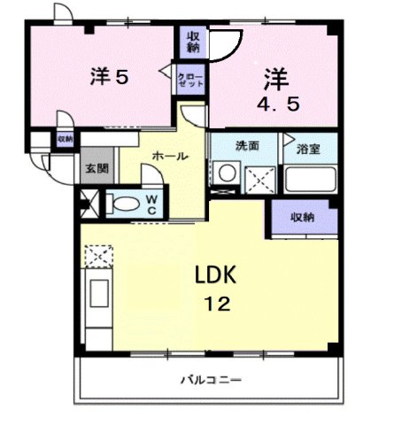 1階の間取り図