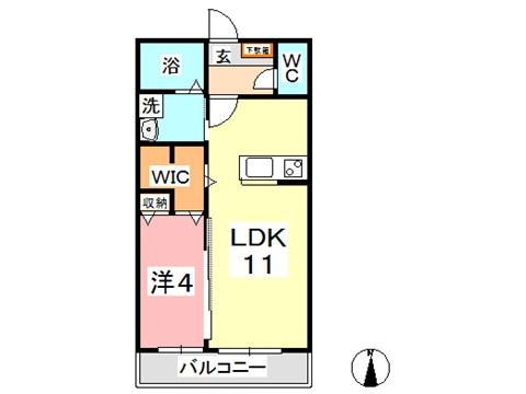2階の間取り図