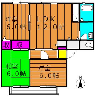 1階の間取り図