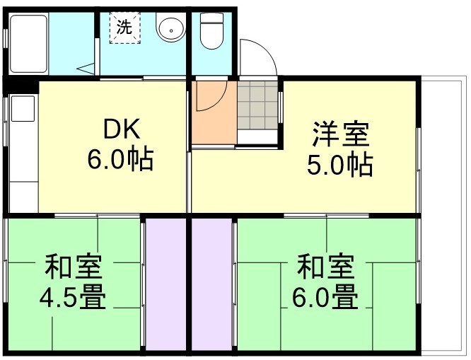 1階の間取り図