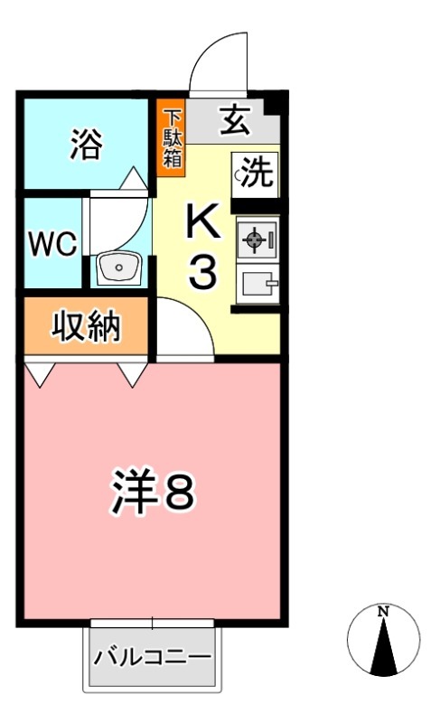 1階の間取り図