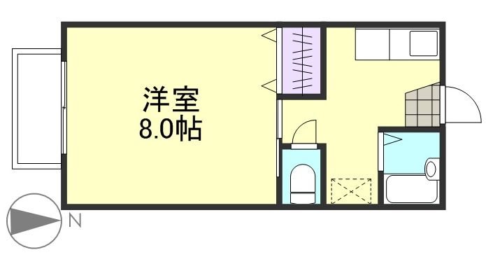 2階の間取り図