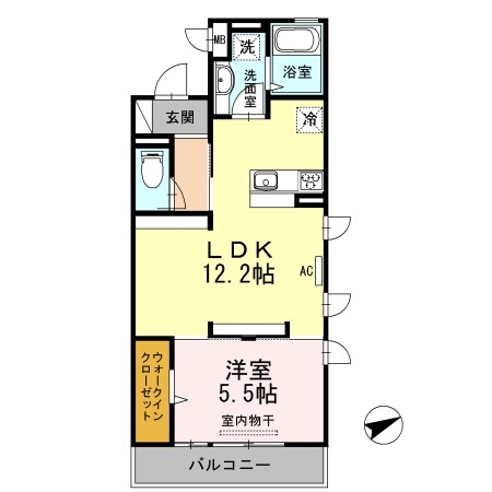 2階の間取り図