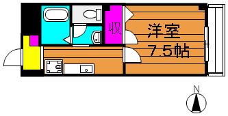 2階の間取り図